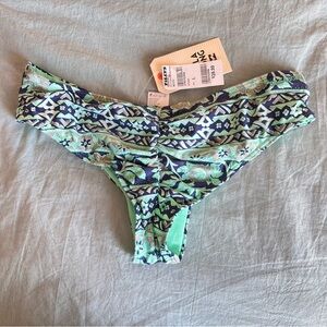 Billabong Green Cheeky Bikini Bottoms
